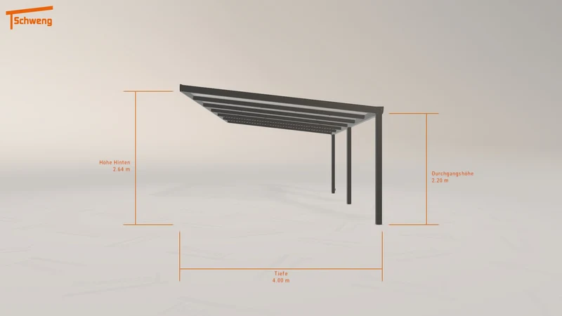 #DE Schweng Terrassenüberdachung S400 (ID qd92kz)