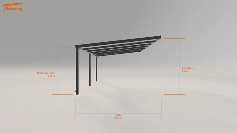 #DE Schweng Terrassenüberdachung S400 (ID qd92kz)