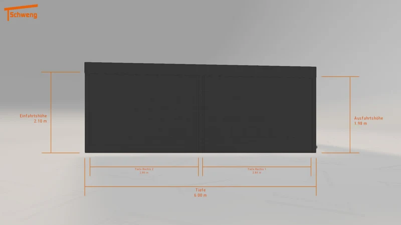 #DE Schweng Flachdachcarport C600 (ID 2q9bdy) #MTG
