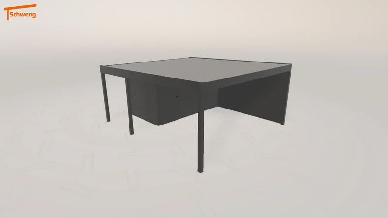 #DE Schweng Flachdachcarport C600+ (ID g7dpn8) #MTG