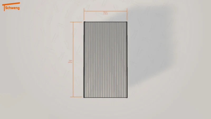 #DE Schweng Flachdachcarport C600 (ID k2vr8q)