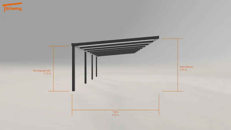 #DE Schweng Terrassenüberdachung S400 (ID zb3x8m)