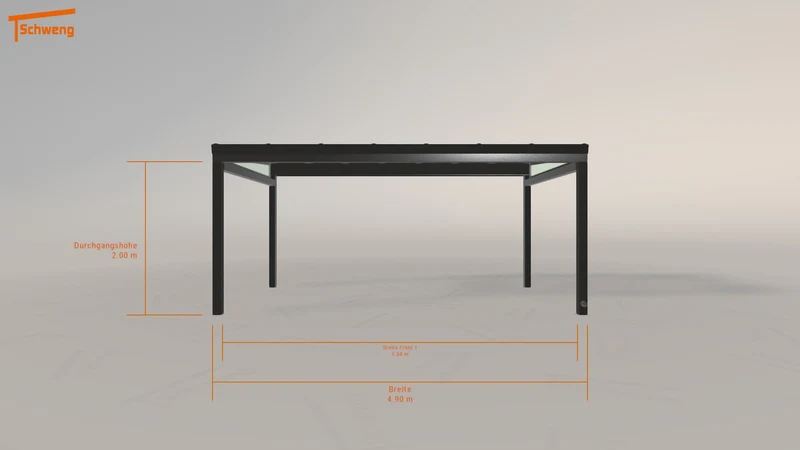 #DE Schweng Terrassenüberdachung S350 (ID 425vrg)