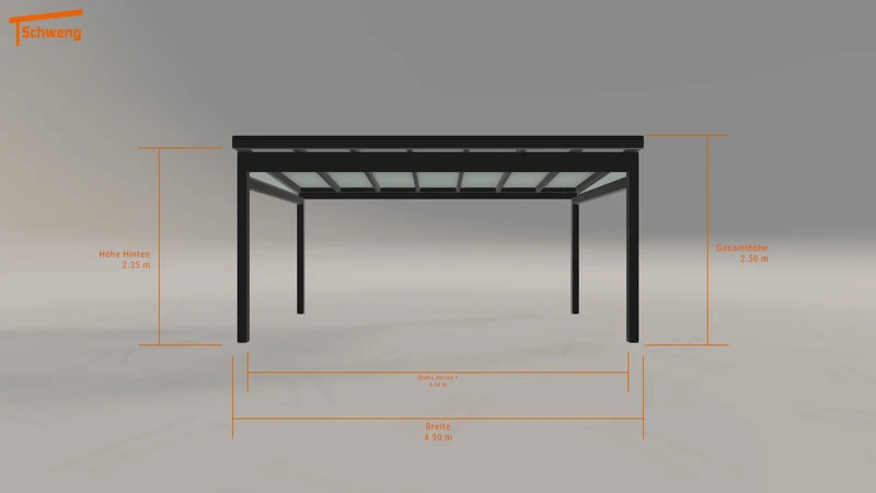 #DE Schweng Terrassenüberdachung S350 (ID 425vrg)