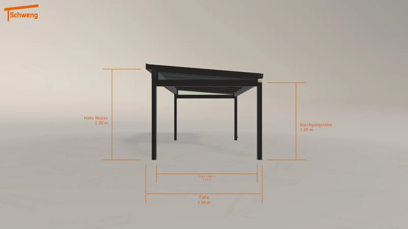 #DE Schweng Terrassenüberdachung S350 (ID 425vrg)