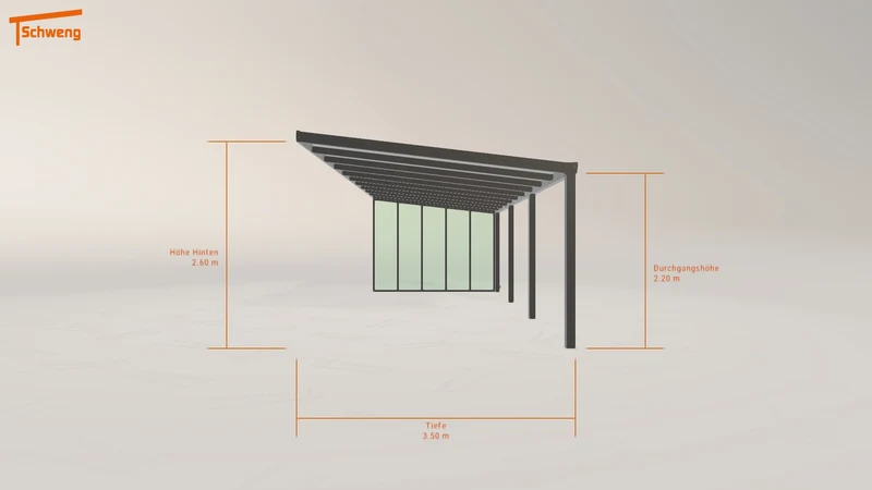 #CH Schweng Terrassenüberdachung S400 (ID v42jrg)