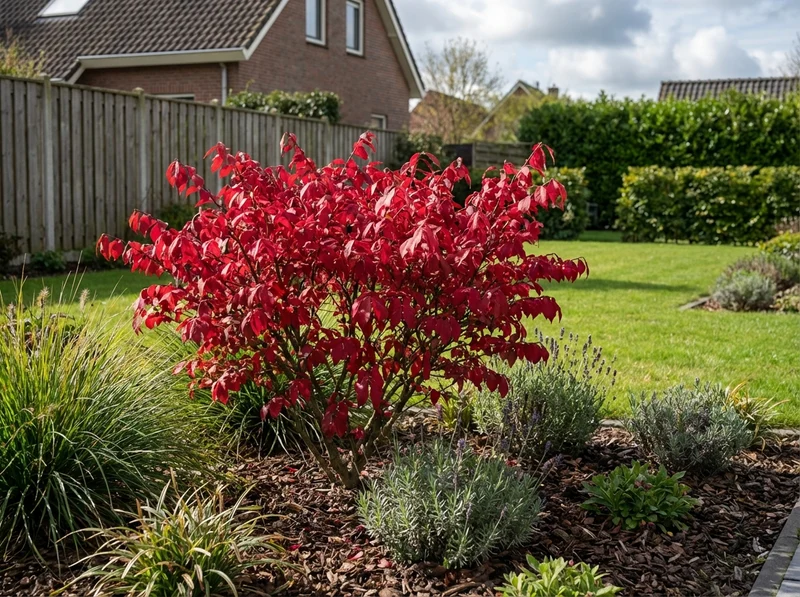 Kardinalskamm (Euonymus alatus 'Compactus')