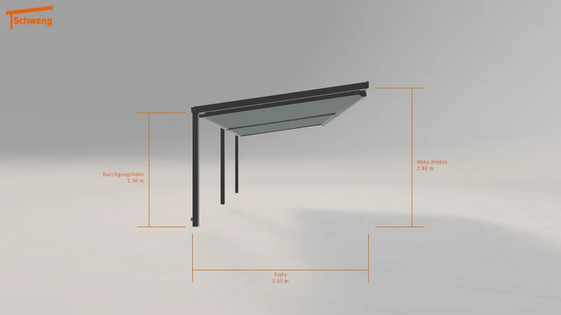 #DE Schweng Terrassenüberdachung S350 (ID n5v3q7)