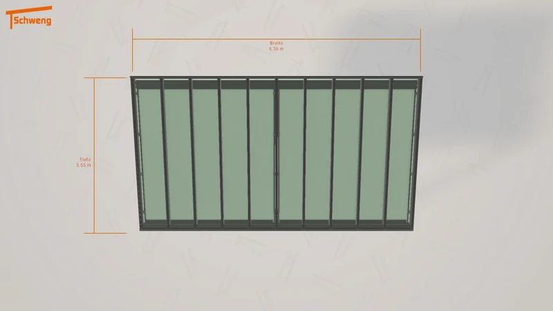 #DE Schweng Terrassenüberdachung S350 (ID n5v3q7)