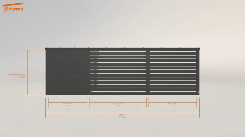 #DE Schweng Pultdachcarport S350 (ID 772mxj)