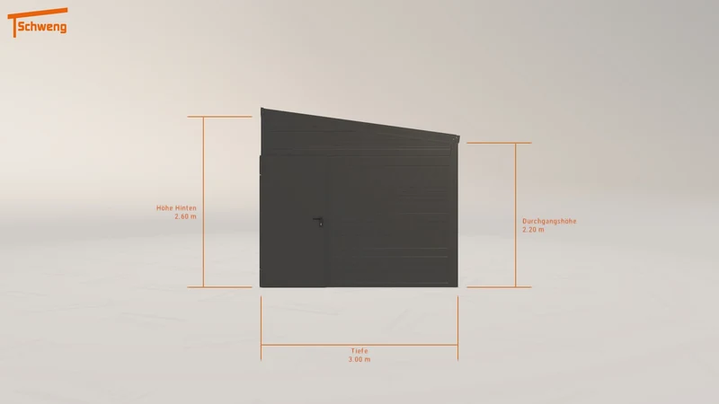 #DE Schweng Pultdachcarport S350 (ID 9wrpjp)