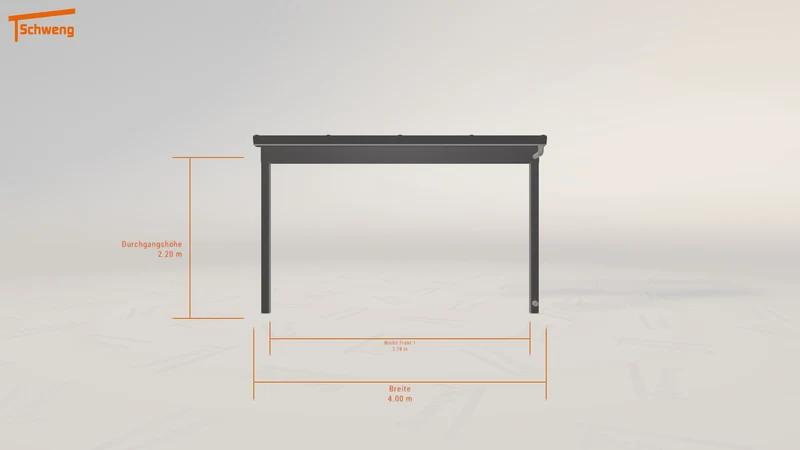 #DE Schweng Terrassenüberdachung S350 (ID v42rzq)