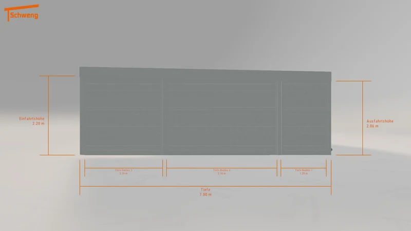 #DE Schweng Flachdachcarport C600 (ID mjv9jj)