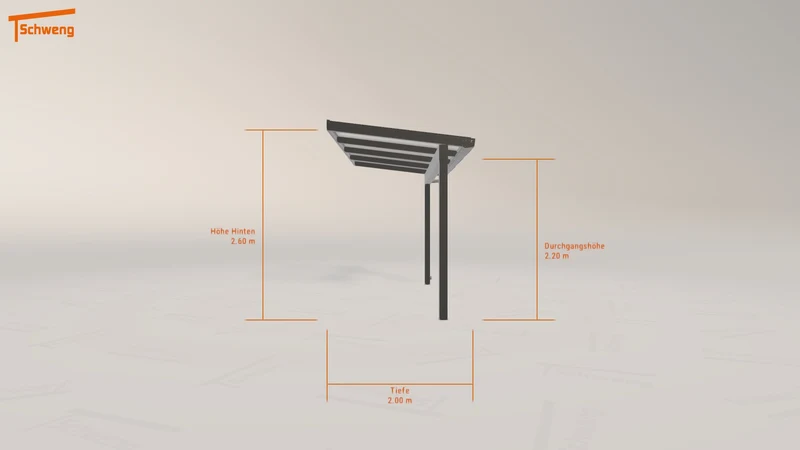 #DE Schweng Terrassenüberdachung S350 (ID zb3xq9)