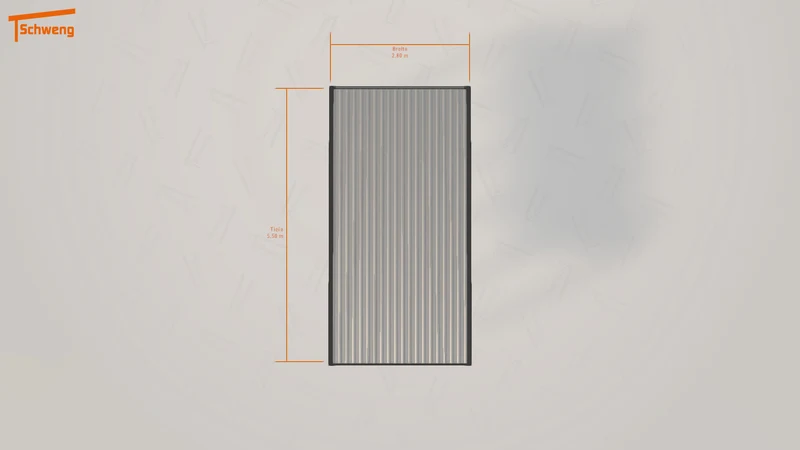 #DE Schweng Flachdachcarport C600 (ID dvdzxm) #MTG