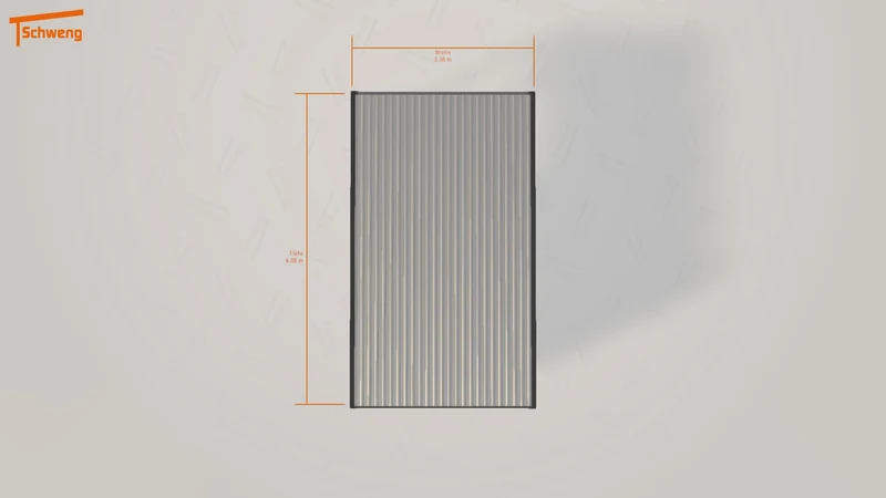#DE Schweng Flachdachcarport C600 (ID 2q9bw9)
