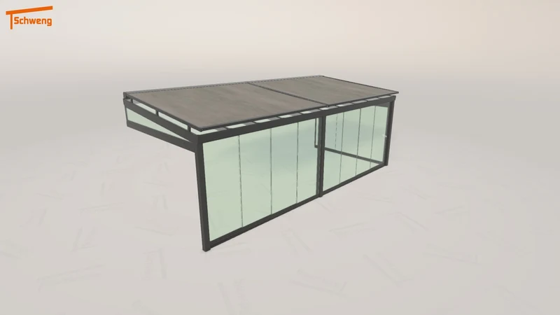 #DE Schweng Terrassenüberdachung S400 (ID mjvgy3)
