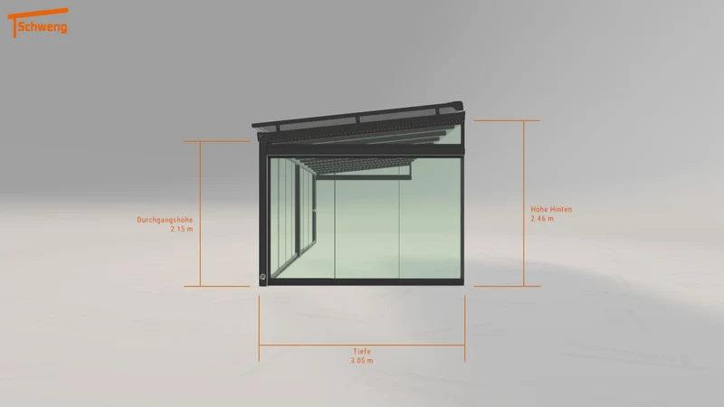 #DE Schweng Terrassenüberdachung S400 (ID mjvgy3)