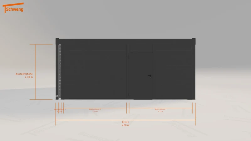#DE Schweng Flachdachcarport C600+ (ID 2q9w2q) #MTG