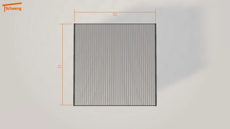 #DE Schweng Flachdachcarport C600+ (ID 2q9w2q) #MTG