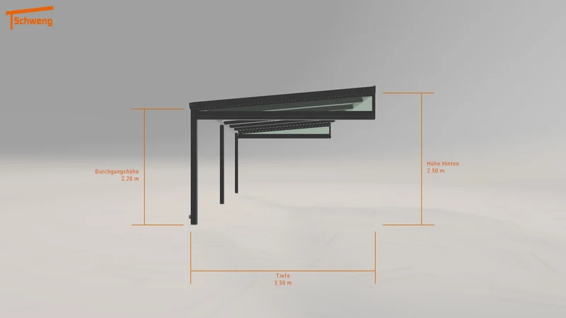 #DE Schweng Terrassenüberdachung S350 (ID v429qg)