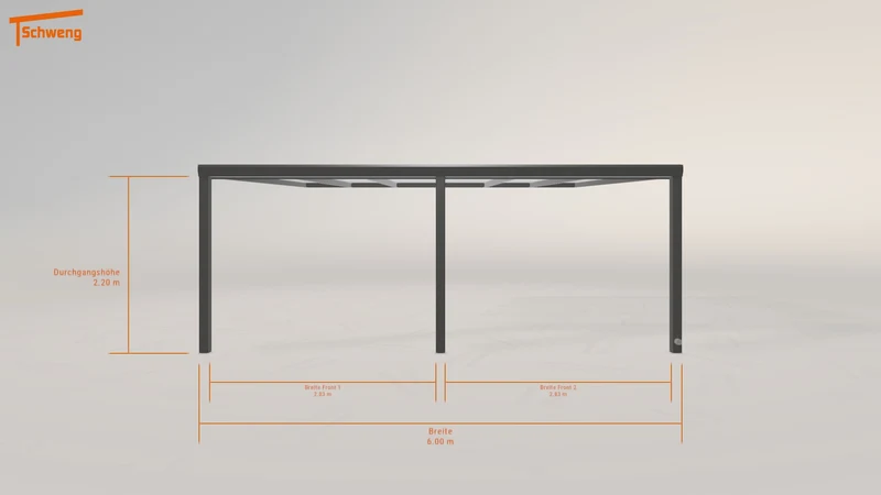 #DE Schweng Pultdachcarport S400 (ID mjvry4)