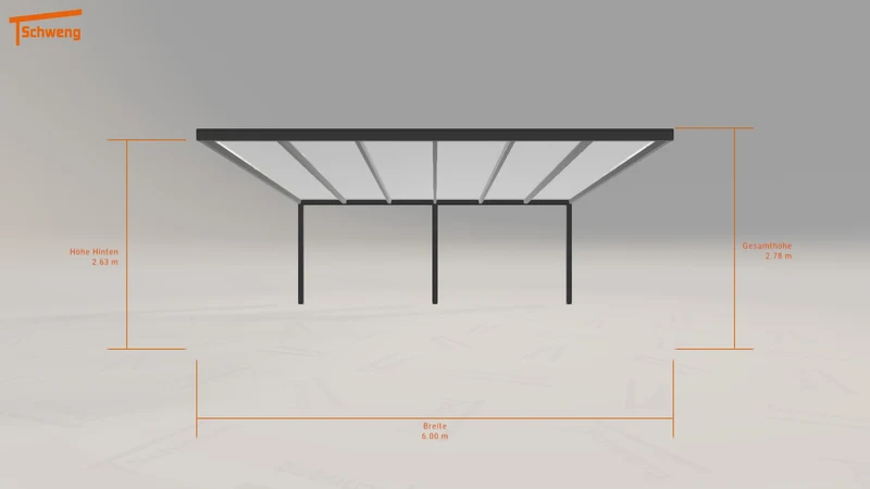 #DE Schweng Pultdachcarport S400 (ID mjvry4)