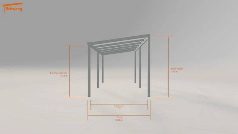 #DE Schweng Terrassenüberdachung S400 (ID jjgrxq)