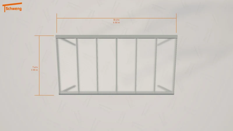#DE Schweng Terrassenüberdachung S400 (ID jjgrxq)