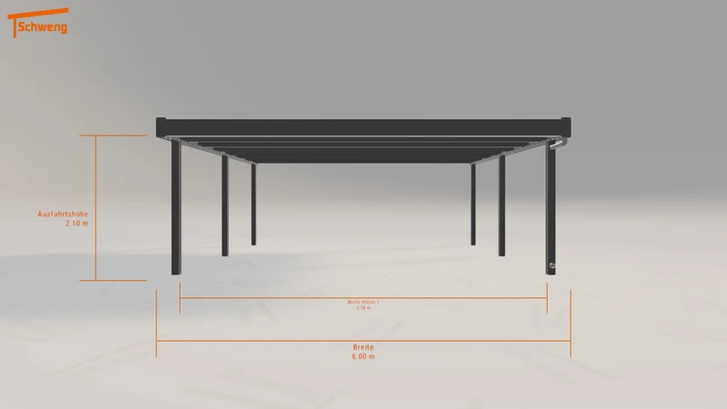 #DE Schweng Flachdachcarport C600 (ID 9wrxw9) #MTG