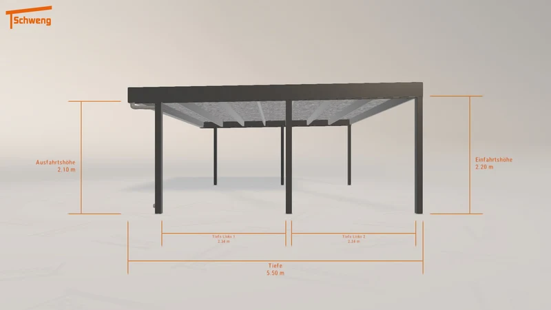 #DE Schweng Flachdachcarport C600 (ID 9wrxw9) #MTG
