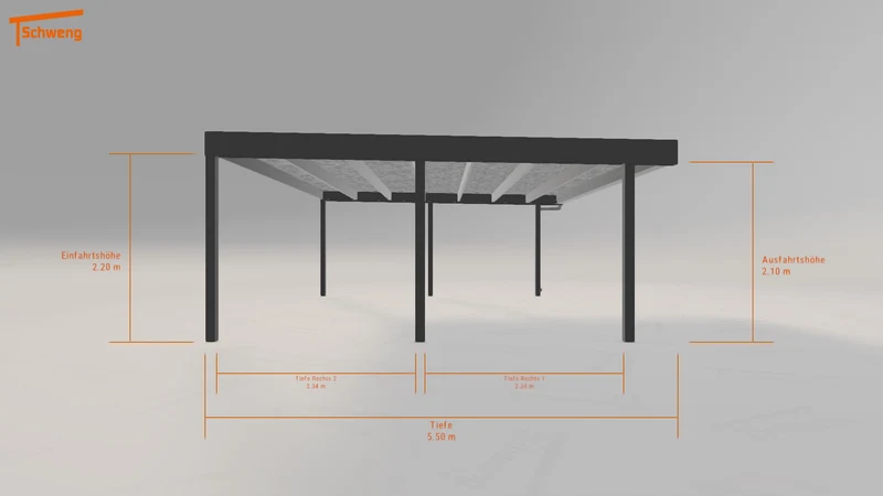 #DE Schweng Flachdachcarport C600 (ID 9wrxw9) #MTG