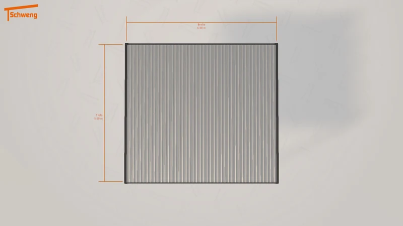 #DE Schweng Flachdachcarport C600 (ID 9wrxw9) #MTG
