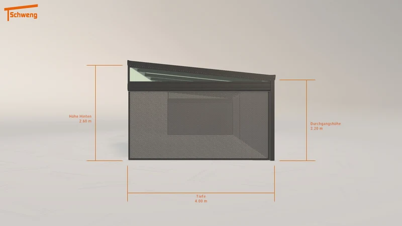 #DE Schweng Terrassenüberdachung S400 (ID 5m78dp)