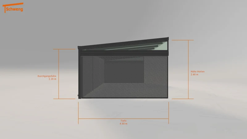 #DE Schweng Terrassenüberdachung S400 (ID 5m78dp)