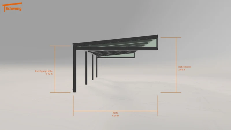 #DE Schweng Terrassenüberdachung S400 (ID mjvpqr)
