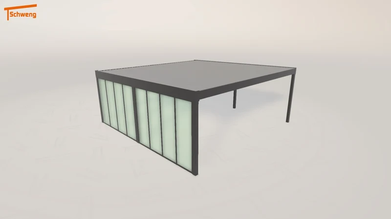 #DE Schweng Flachdachcarport C600 (ID 85jg37) #MTG