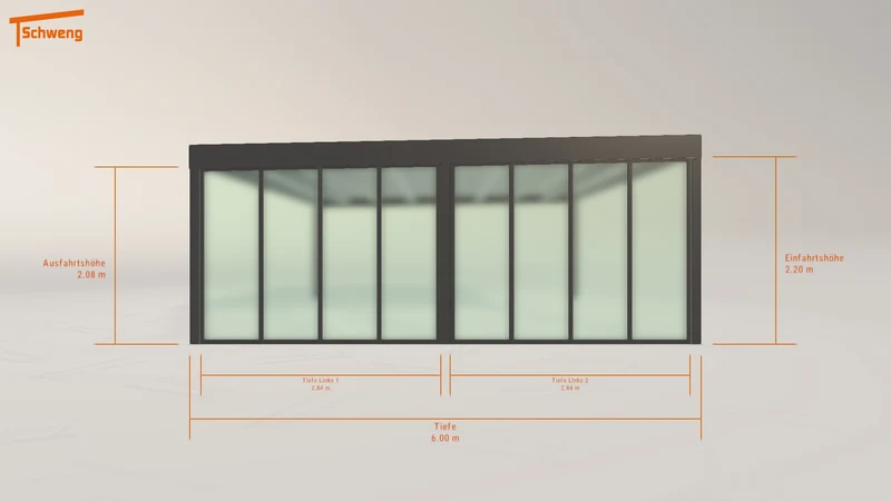#DE Schweng Flachdachcarport C600 (ID 85jg37) #MTG