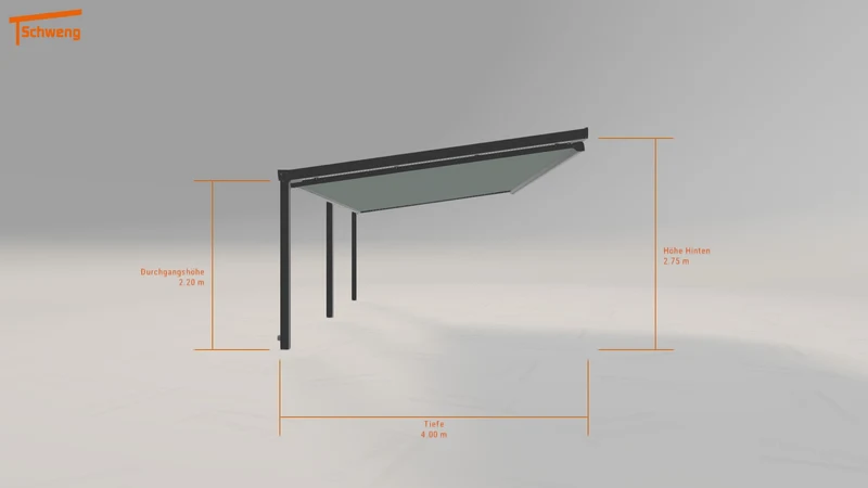 #DE Schweng Terrassenüberdachung S400 (ID g7dddn)