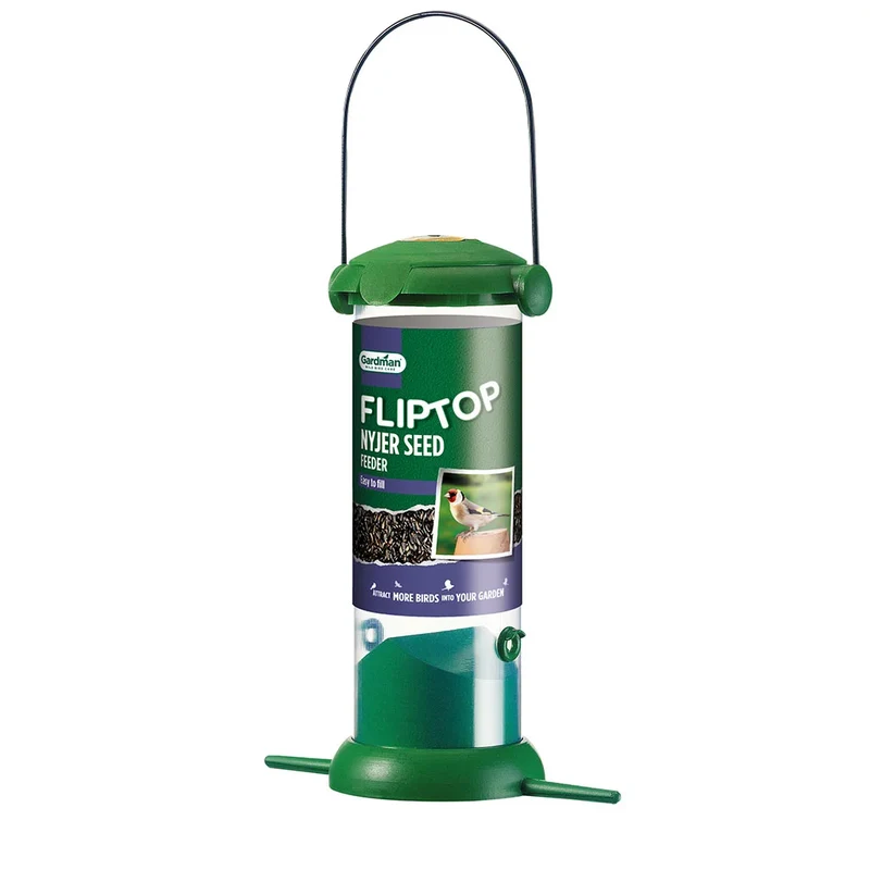 Flip Top Nyjer Seed Bird Feeder