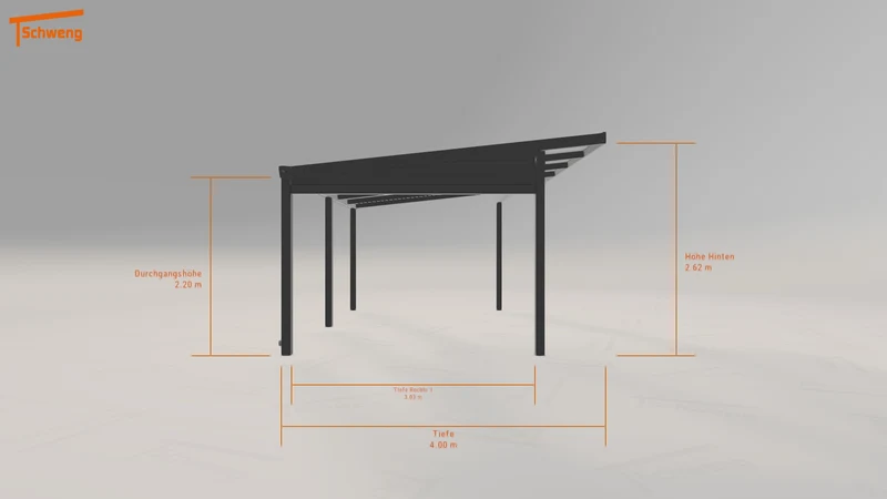 #DE Schweng Pultdachcarport S400 (ID zb3k8w) #MTG