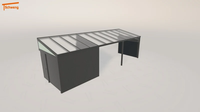 #DE Schweng Pultdachcarport S400 (ID 5m7gm8)
