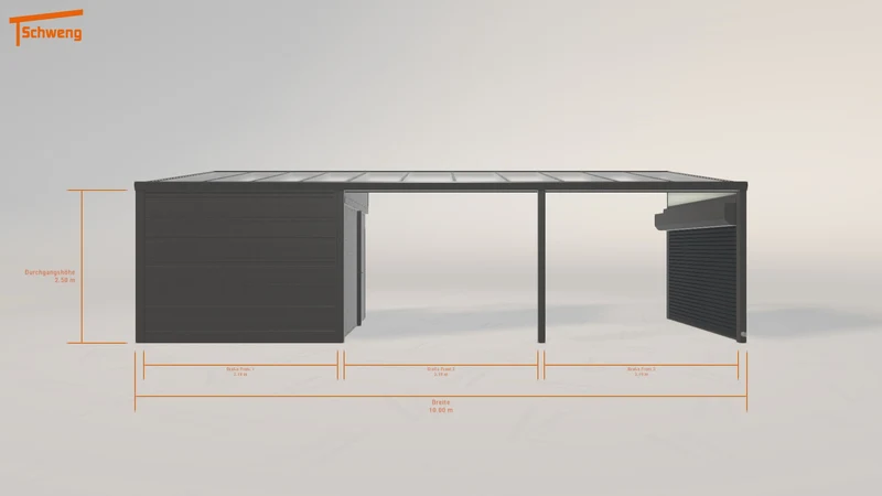 #DE Schweng Pultdachcarport S400 (ID 5m7gm8)