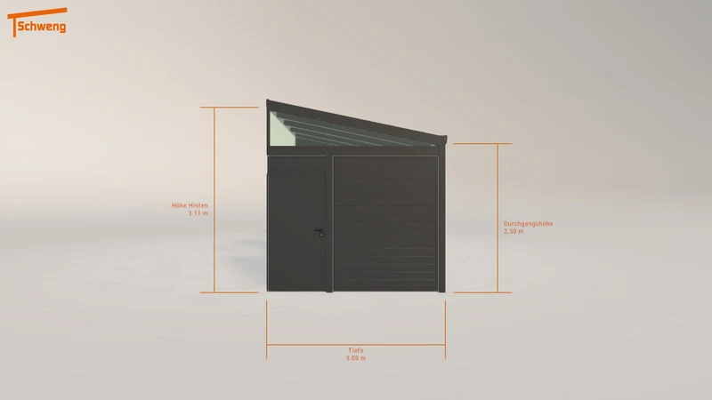 #DE Schweng Pultdachcarport S400 (ID 5m7gm8)