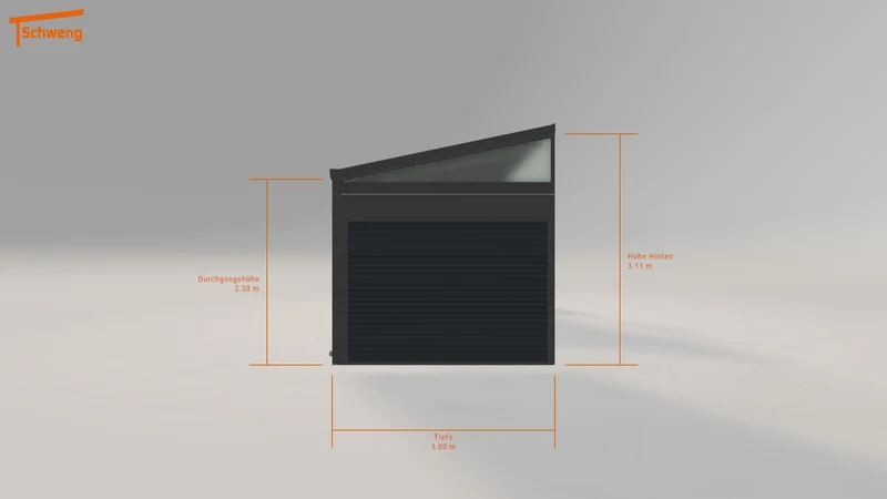 #DE Schweng Pultdachcarport S400 (ID 5m7gm8)