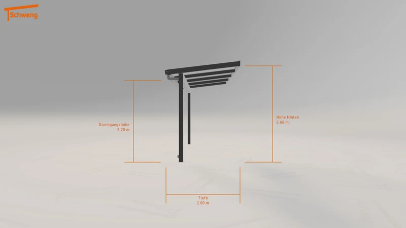 #DE Schweng Terrassenüberdachung S350 (ID 9wrp3p)