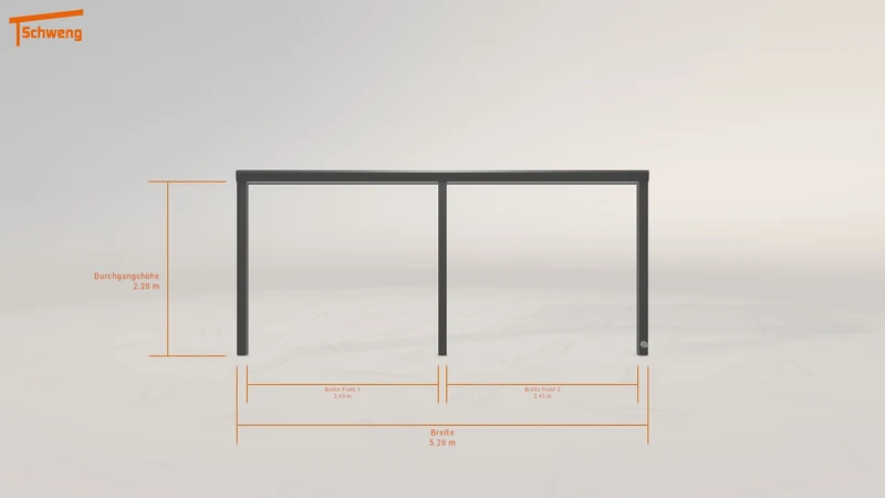 #DE Schweng Terrassenüberdachung S400 (ID dvd39y)