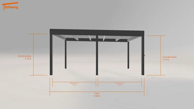 #DE Schweng Flachdachcarport C600 (ID v42rvr) #MTG