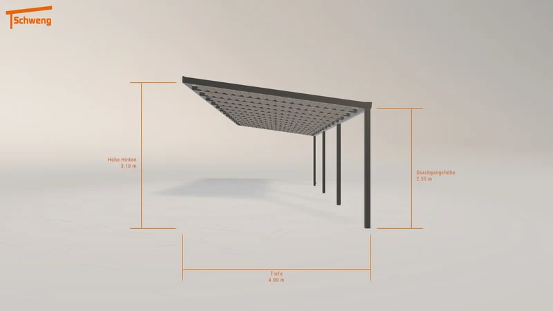 #DE Schweng Terrassenüberdachung S400 (ID 85jpmj)