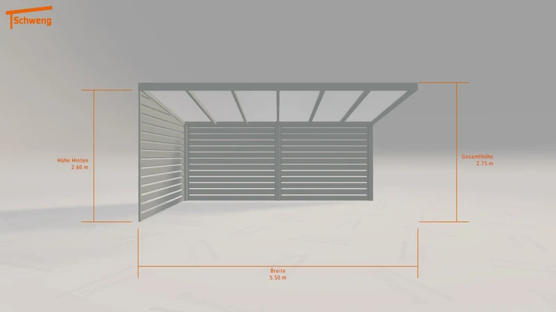 #DE Schweng Pultdachcarport S350 (ID 33yjbq) #MTG